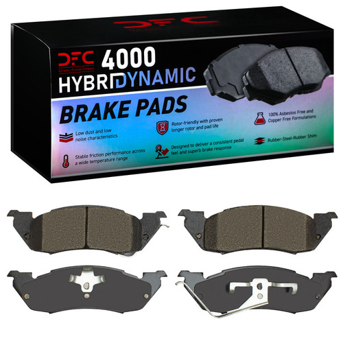 DFC 91-98 Dodge Dakota RWD Front 4000 Hybridynamic Brake Pads - 4000-0529-00 Photo - Primary