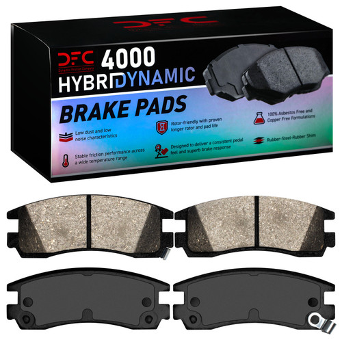 DFC 95-10 Volkswagen Derby (Mexico) Rear/Front 4000 Hybridynamic Brake Pads - 4000-0698-00 Photo - Primary
