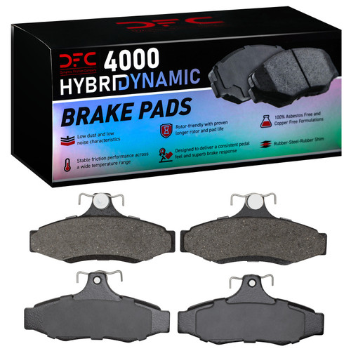 DFC 97-04 Mitsubishi Diamante Rear 4000 Hybridynamic Brake Pads - 4000-0724-00 Photo - Primary
