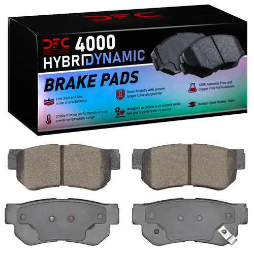 DFC 99-10 Kia Sportage Rear 4000 Hybridynamic Brake Pads - 4000-0813-00 Photo - Primary