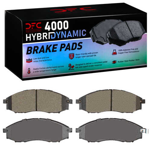 DFC 00-24 Nissan XTerra Front 4000 Hybridynamic Brake Pads - 4000-0830-00 Photo - Primary