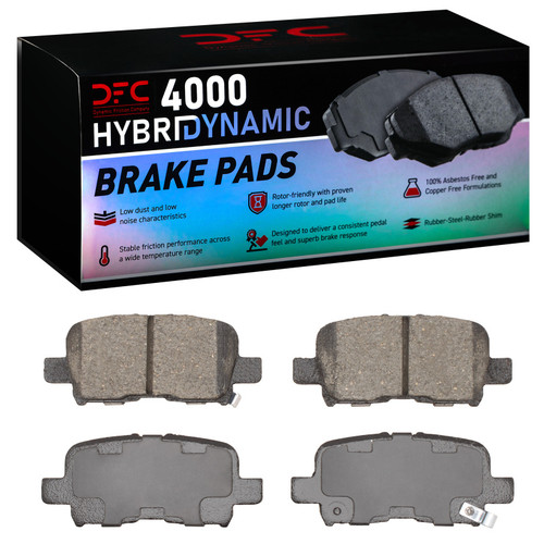 DFC 01-08 Honda Pilot Rear 4000 Hybridynamic Brake Pads - 4000-0865-00 Photo - Primary