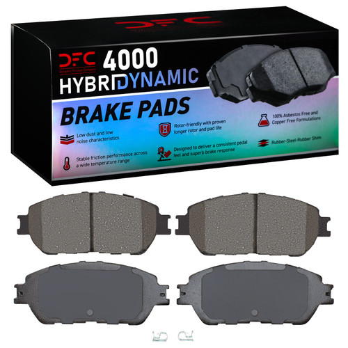 DFC 04-15 Toyota Tacoma Front 4000 Hybridynamic Brake Pads - 4000-0906-10 Photo - Primary