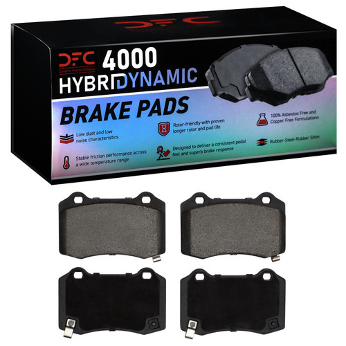DFC 04-26 Tesla Model X Rear 4000 Hybridynamic Brake Pads - 4000-1053-00 Photo - Primary