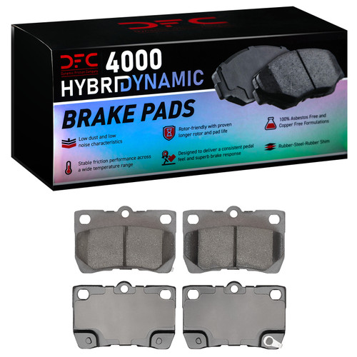 DFC 06-13 Lexus IS350 Rear 4000 Hybridynamic Brake Pads - 4000-1113-00 Photo - Primary