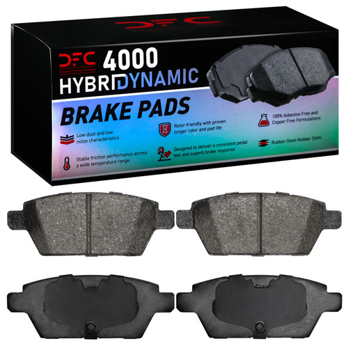 DFC 06-13 Mercury Milan Rear 4000 Hybridynamic Brake Pads - 4000-1161-00 Photo - Primary