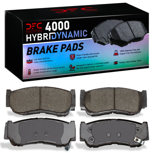 DFC 07-25 Hyundai Santa Fe Rear 4000 Hybridynamic Brake Pads - 4000-1297-00 Photo - Primary
