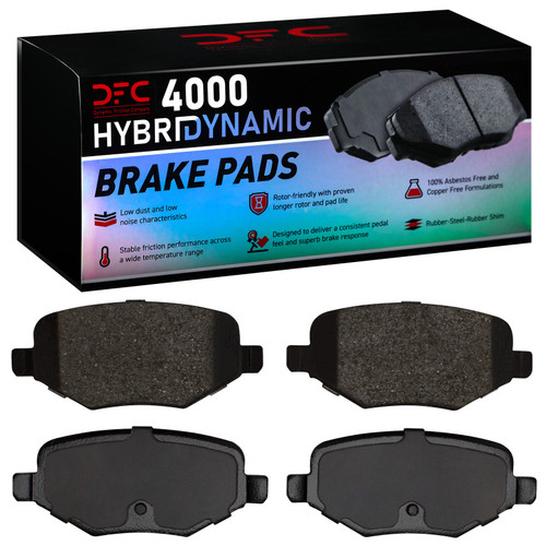 DFC 09-19 Lincoln Mkx Rear 4000 Hybridynamic Brake Pads - 4000-1377-00 Photo - Primary