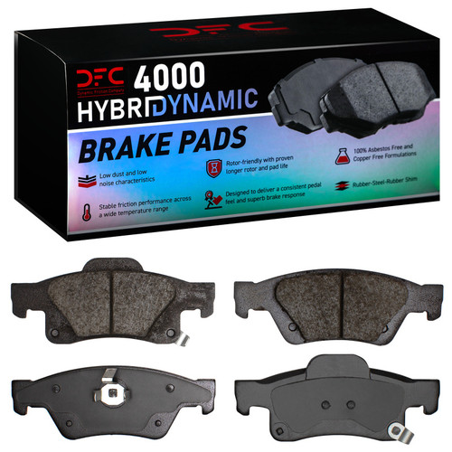 DFC 11-26 Jeep Grand Cherokee Wk Rear 4000 Hybridynamic Brake Pads - 4000-1498-00 Photo - Primary