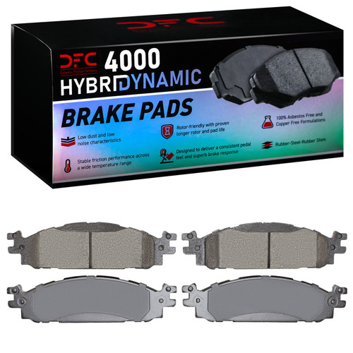 DFC 09-19 Lincoln Mkt Front 4000 Hybridynamic Brake Pads - 4000-1508-00 Photo - Primary