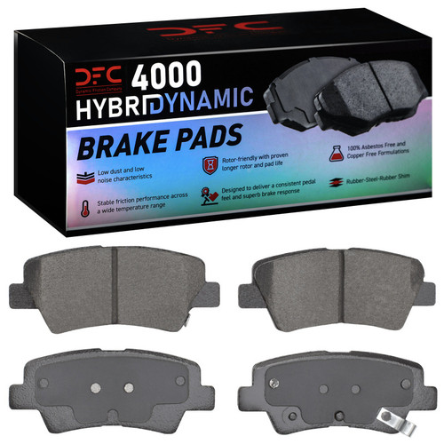 DFC 12-25 Kia Soul EV Rear 4000 Hybridynamic Brake Pads - 4000-1813-00 Photo - Primary