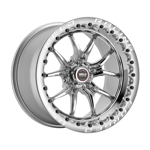 Weld Wheels S85 Polished Beadlock 17x11 Rear Wheel - 05-13 C6 Corvette GS / Z06 - 14-19 C7 Corvette GS / Z06