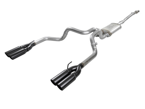 aFe Power Vulcan Catback Exhaust System - Black Tips - 19-24 Silverado & Sierra 5.3L aFe Power Vulcan Catback Exhaust System - Black Tips - 19-24 Silverado & Sierra 5.3L