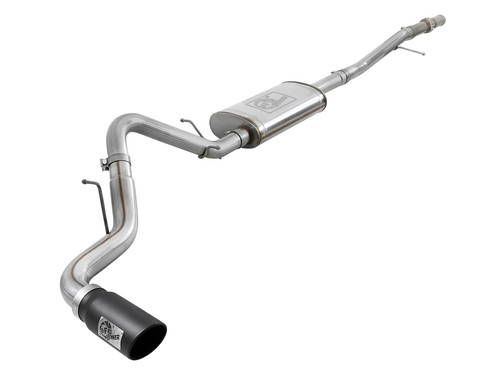 aFe Power Apollo GT Catback Exhaust - Side Exit w. Black Tip - 19-24 Silverado & Sierra 5.3L