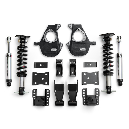 QA1 07-16 Chevrolet Silverado 4WD Lowering Kit w/ Spindles Single Adjustable 4in-6in - LK11-GMT04 Photo - Primary