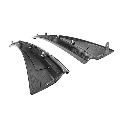 EOS Extended Rear Splash Guards - Carbon Fiber - C7 Corvette Stingray / Z06 (MF-233-BKCF)