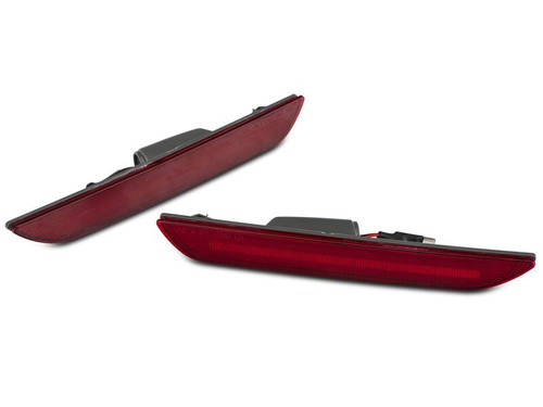 Raxiom 15-23 Ford Mustang Axial Series LED Side Marker Lights- Rear- Red - 390341 Photo - Primary