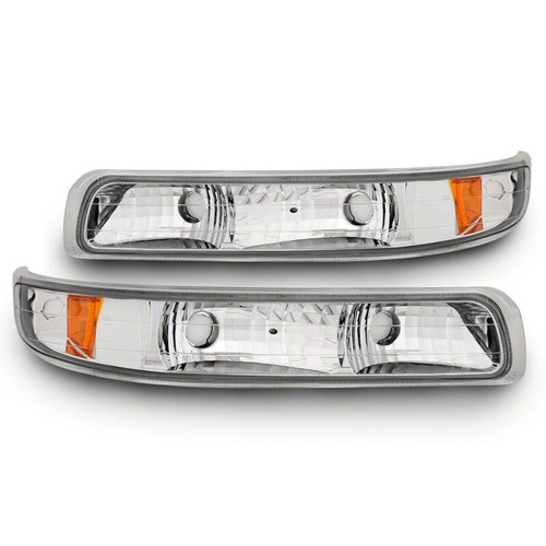 Raxiom 99-01 Chevrolet Silverado 1500 Axial Series Euro Turn Signal and Parking Lights- Chrome - S112720 Photo - Primary