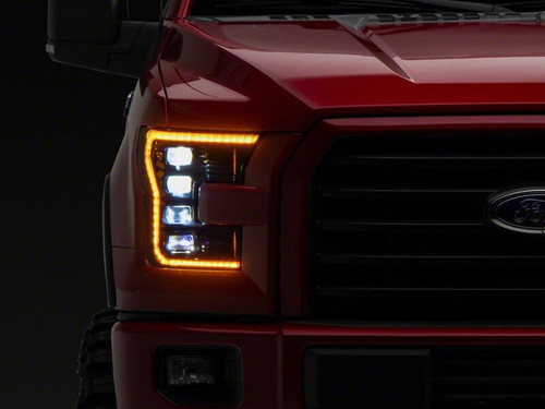 Raxiom 15-17 Ford F-150 CXR Series LED Headlights- Black Housing- Clear Lens - T596985 Photo - Primary