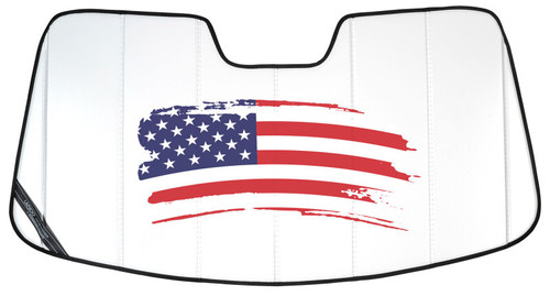 Covercraft American Flag UVS100 Premier Custom Sunscreen - UVD11817WHUVD002 Photo - Primary