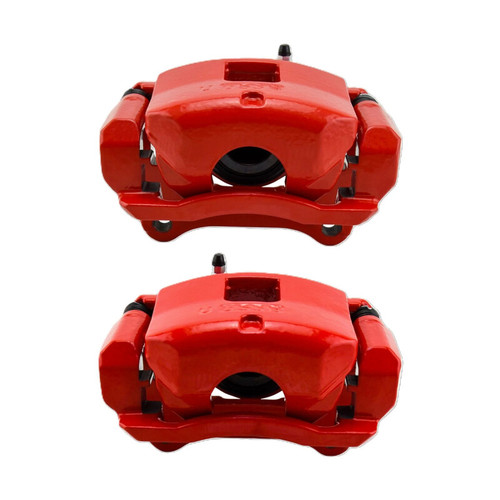 Power Stop 18-22 GMC Terrain Front Red Caliper w/Bracket (Pair) - S15344 Photo - Primary