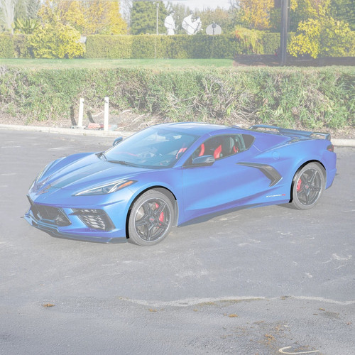 EOS Wheel Well Arches Front & Rear - Carbon Flash Metallic - C8 Corvette (FF-631-V2-ABS_FF-632-V2-ABS)