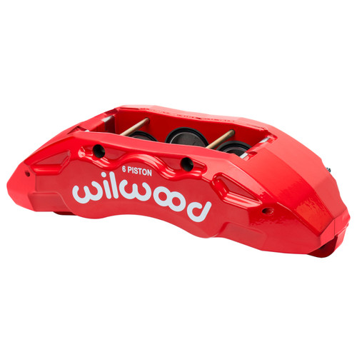 Wilwood caliper TX6-DM 20-UP GM 2500/3500 2.00/ 1.88/1.88 1.50 rotor R/H red - 120-17466-RD Photo - Primary