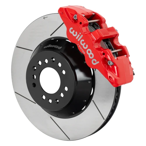 Wilwood kit front AERO6 wwe 2IN. drop alum pro spindle 15.00 rotor GT red - 140-17988-R Photo - Primary