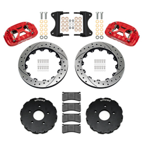 Wilwood kit front XRS6R C7 vette 2014-UP 13.06 rotor SRP red - 140-18533-DR User 1