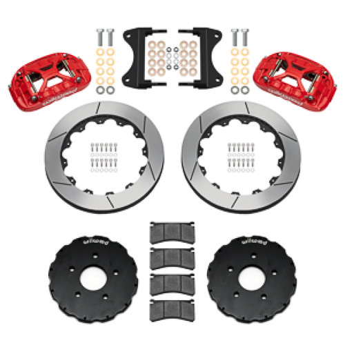 Wilwood kit front XRS6R C7 vette 2014-UP 13.06 rotor GT red - 140-18533-R User 1