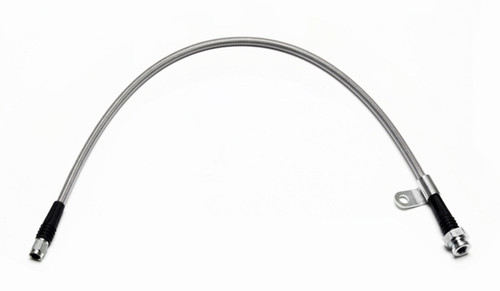Wilwood flexline 24IN. OAL M10X1 to -3 W/BRACKET L/H - 220-11592 Photo - Primary