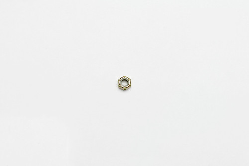Wilwood nut 5/16-24 nylock shoulder std pattern zinc type ii gold - 230-1376 Photo - Primary