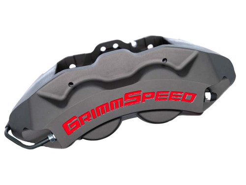GrimmSpeed 02-21 Subaru WRX/STI 4-Piston Brake Caliper Kit - Gray (For 340mm Rotor) - GRM.1170.1.GRY Photo - Primary