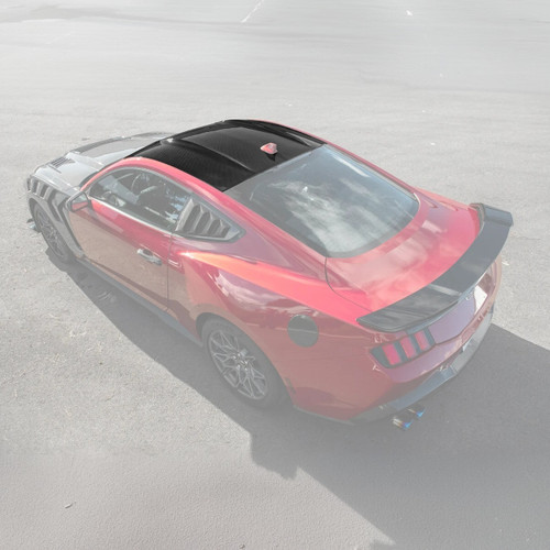 EOS Carbon Fiber Roof Skin - 2015+ Ford Mustang S550 / S650 (ROOF-1352-BKCF)