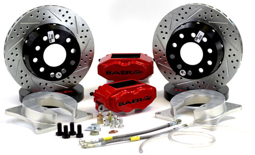 Baer Brakes Rear Ends w/ Ford 8/9in Small Bearing Housing Ends 11in SS4+ Rear SDZ Brake Kit - MG - 4262690MG