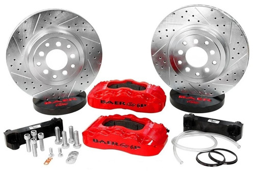 Baer Brakes 06-09 Chevy Trailblazer 2/4WD 14in Pro Front Brake Kit - Black - 4301299B