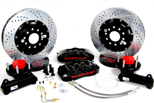Baer Brakes 65-66 Ford Mustang 13in Pro+ Front Brake Kit-Black- - 4301506B