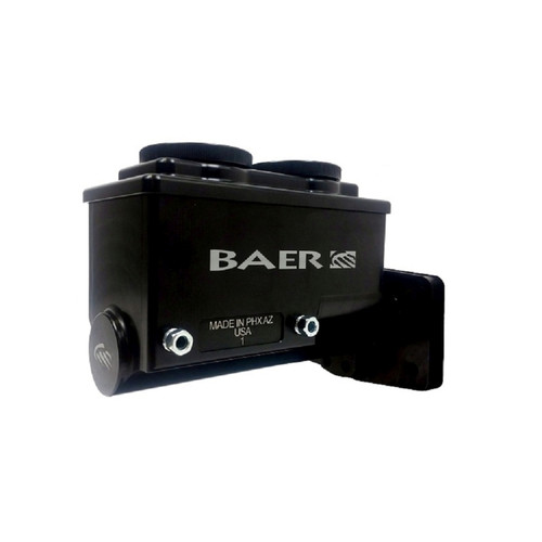 Baer Brakes Mopar 1-1/8in Bore Remaster 4-Bolt Left Port Master Cylinder Assembly - Black - 6801304LP
