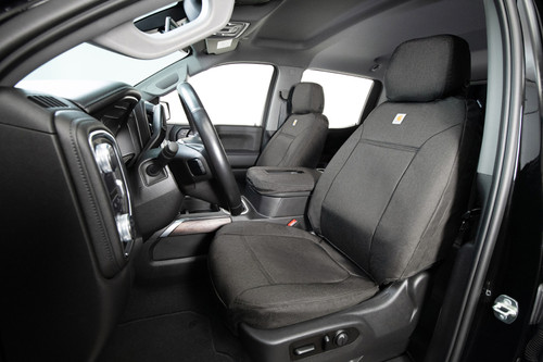 Covercraft 24-26 Ford F250/350/450/550 Carhartt Super Dux PrecisionFit Seat Covers - Gravel - GTF4422ABCOGY Photo - Primary