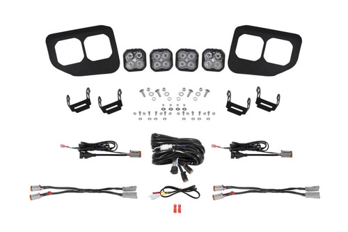 Diode Dynamics 20-22 Ford F-250/F-35/F-450/F-550 Super Duty SS3 Fog Pocket Kit - DD9011 Photo - Primary
