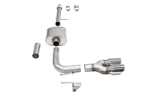 Corsa 14-16 Chevy Silverado 3.0in Catback Front Axle Exit Exhaust w/ Twin 4.0in Polished Pro Tips - 21310 Photo - Primary