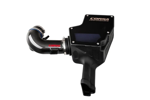 Corsa 18-23 Ford F-150 Mustang GT 5.0L V8 Closed Box Intake w/ Forged CF Duct & Oiled Air Filter - 44007-MF Photo - Primary