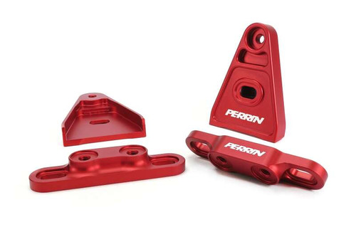 PERRIN 15+ Subaru WRX/STI High-Lift Hood Brackets - Red - PSP-BDY-011RD User 1