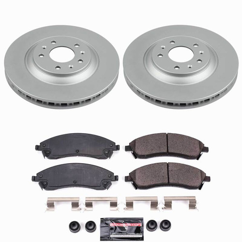 Power Stop 06-07 Cadillac CTS Front Z23 Coated Brake Kit - CPK1429-23 Photo - Primary
