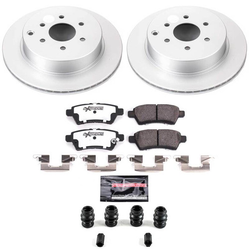 Power Stop 05-12 Nissan Pathfinder Rear Z36 Coated Truck & Tow Brake Kit - CPK147-36 Photo - Primary