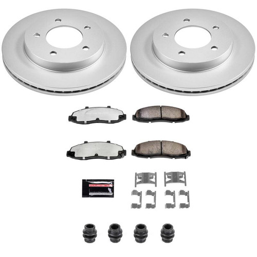 Power Stop 97-03 Ford F-150 Front Z36 Coated Truck & Tow Brake Kit - CPK1866-36 Photo - Primary