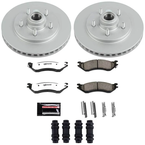 Power Stop 97-00 Ford Expedition Front Z36 Coated Truck & Tow Brake Kit - CPK1878-36 Photo - Primary