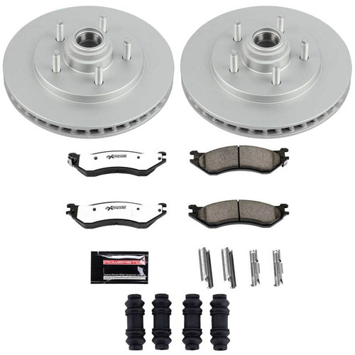 Power Stop 00-02 Ford Expedition Front Z36 Coated Truck & Tow Brake Kit - CPK1916-36 Photo - Primary