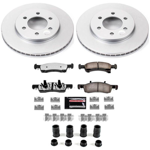 Power Stop 02-06 Ford Expedition Front Z36 Coated Truck & Tow Brake Kit - CPK1933-36 Photo - Primary