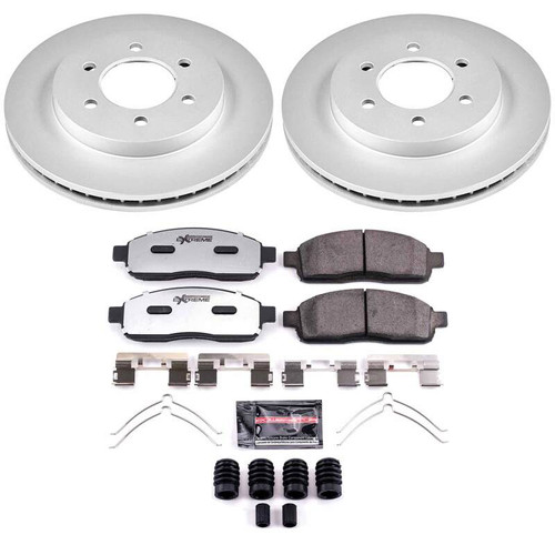 Power Stop 04-08 Ford F-150 Front Z36 Coated Truck & Tow Brake Kit - CPK1943-36 Photo - Primary